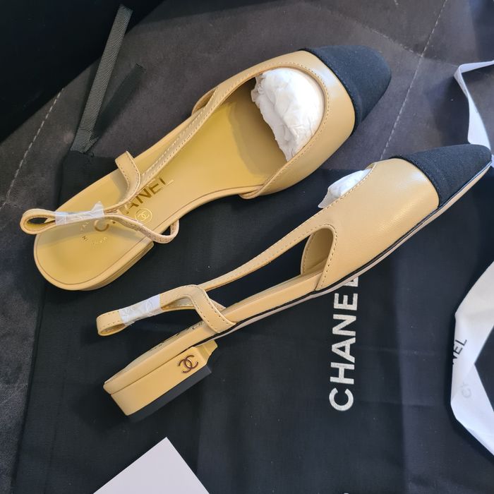 Sandale Chanel Beige black beige - marimea 36-40/video/imediat