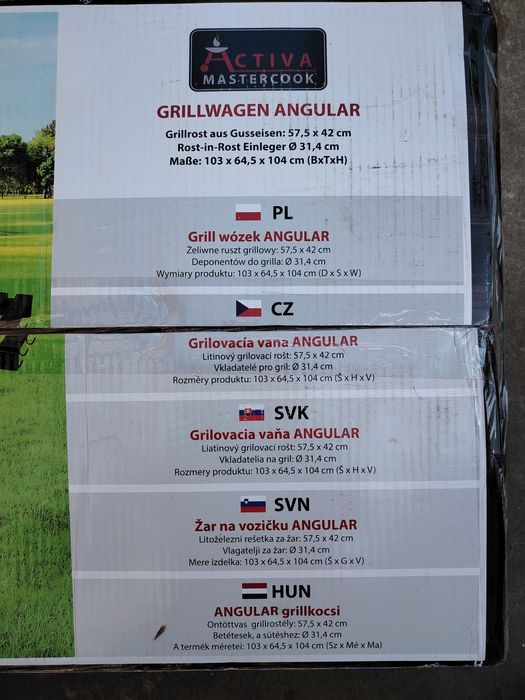 Grătar pe cărbuni/ nou in  cutie