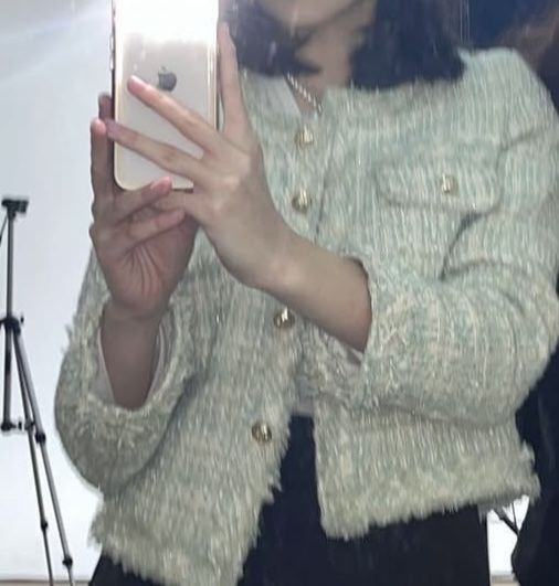 Женский твидовый Пиджак