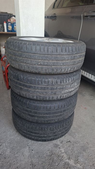 Jante aliaj Dacia Logan 4x100 cu Anvelope Hankook 185/65/15 import Austria