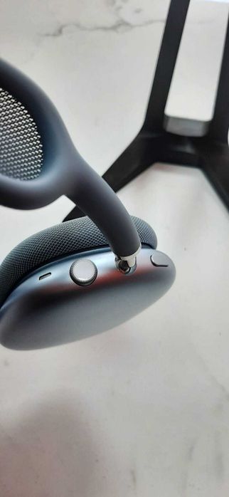 Used Products Dorobanti/Casti audio Wireless Apple AirPods Max, Bluetooth, Noise cancelling, Microfon USB-C A3184, Albastru/Garantie 12 LUNI