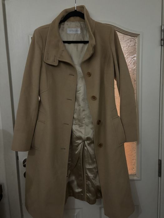 Intrend дълго палто вълна