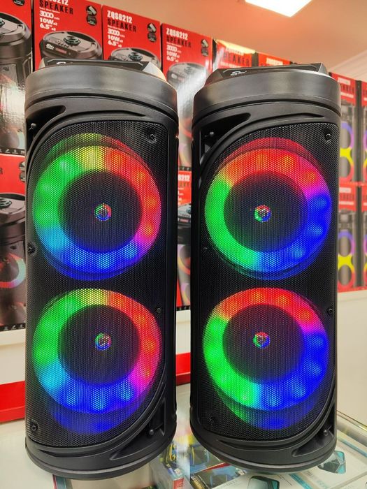 БЕПУЛ Доставка, Янги Караоке Колонка ZQS6212 (51см)+Симли Колонка