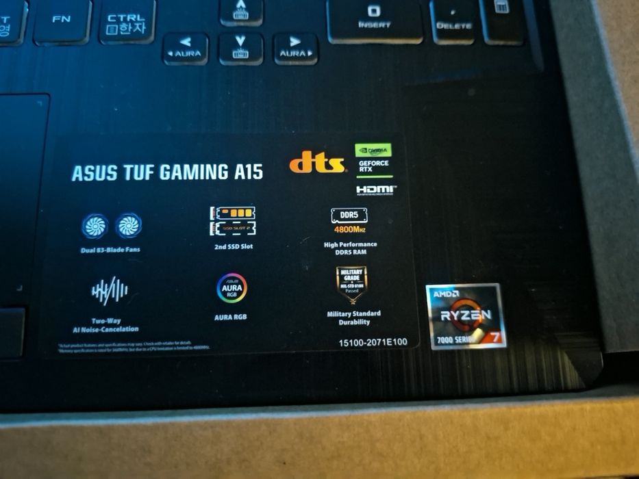 ASUS TUF gaming A15