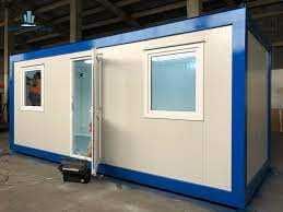 Vand contaner modular standard, tip vitrina, cabina de paza, spatiu depozitare, magazin