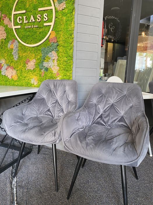 Vand 46 scaune gri antracit, restaurant, pizzerie, hotel, horeca