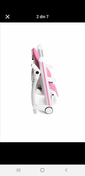 Scaun de masa copii Bo Jungle cu sistem de leganare 7 trepte , cu pozi