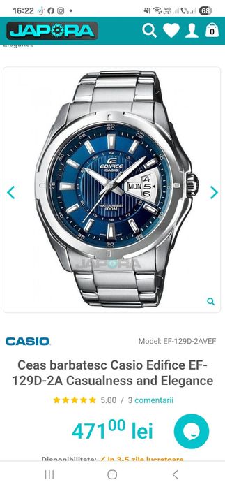 Ceas Casio de vânzare