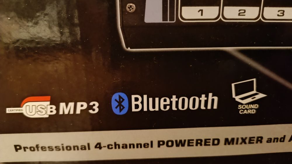 Усилитель, 4х канальный аудио микшер