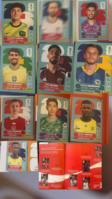 Vand carte cu abtibilduri fifa 2026