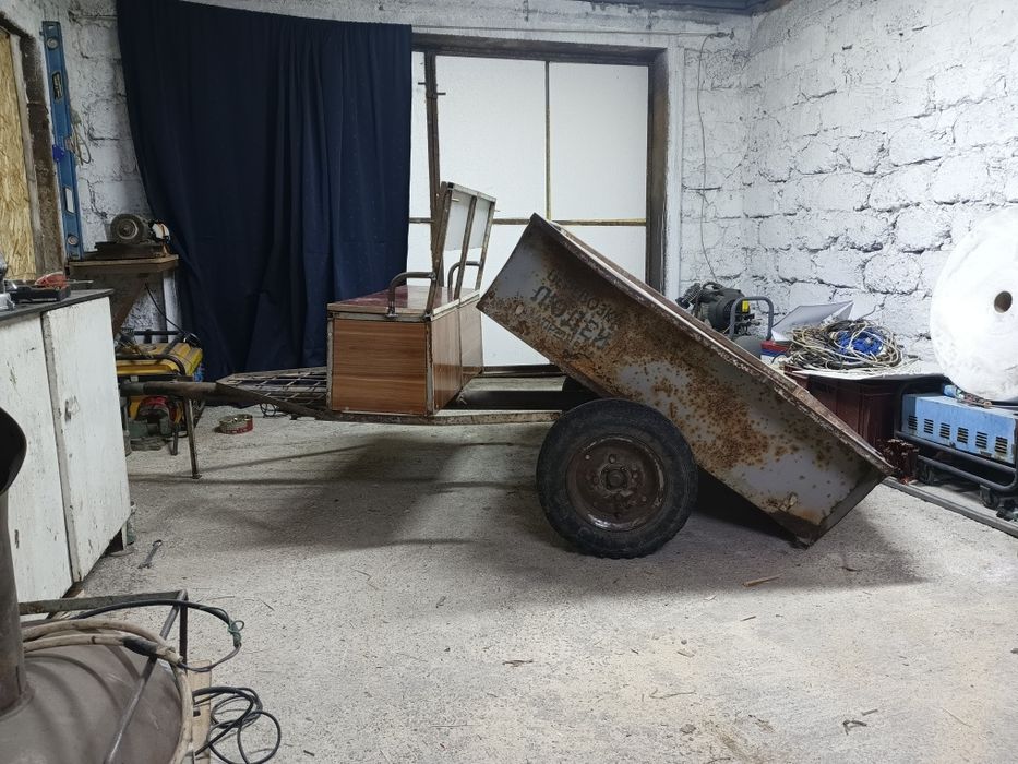 Мотоблок с прицепом