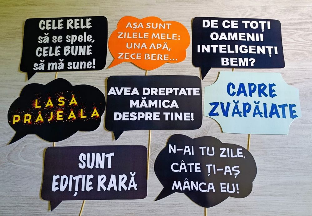Propsuri recuzită foto mesaje nunta petrecere