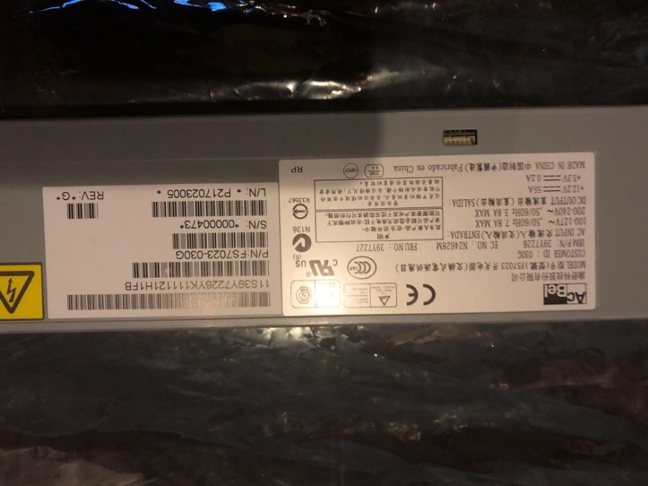 Sursa server IBM Hot Swap Power, 675W - 39Y7226 / 39Y7227
