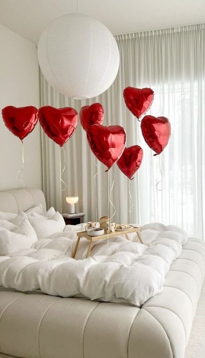 Шары сердца к 14 февраля