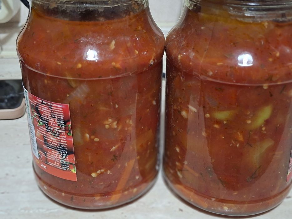 Продам домашние салаты лечо