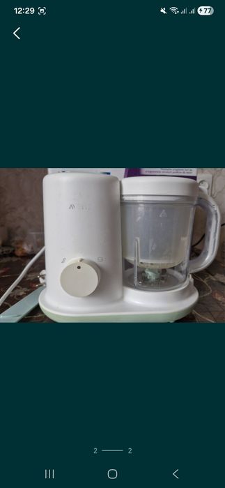 Стульчик + в подарок Блендер-пароварка Philips Avent SCF
