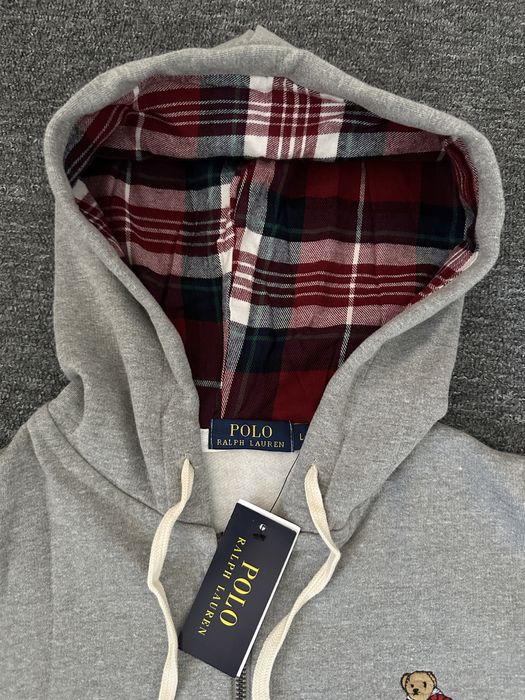 Оригинален Polo Ralph Lauren Bear Zip Up Hoodie