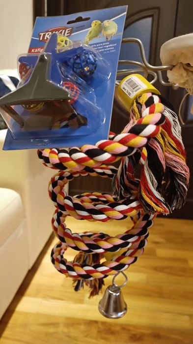 Игровой канат для попугая