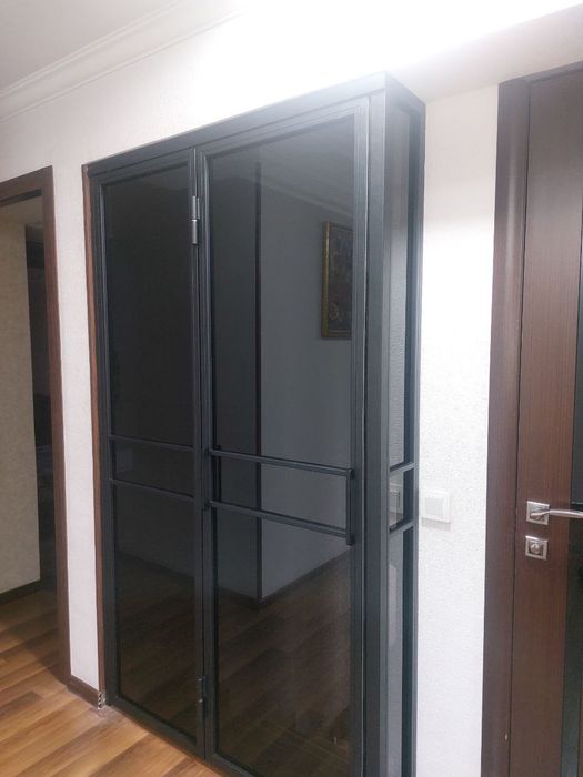 Стеклянная дверь/ Раздвижная стеклянная дверь
