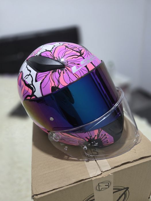 Casca moto LS2 Rapid Poppies mărime S