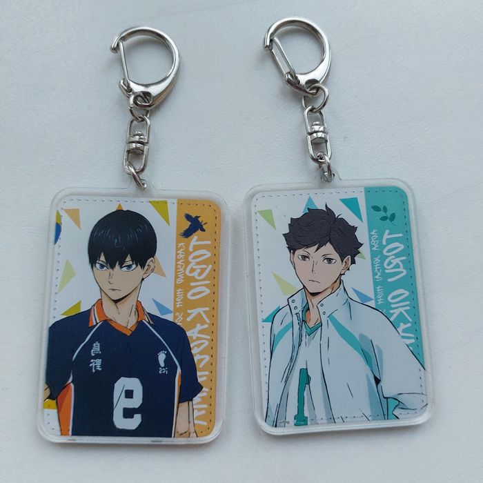 брелоки по аниме Волейбол! с Кагеямой и Ойкавой