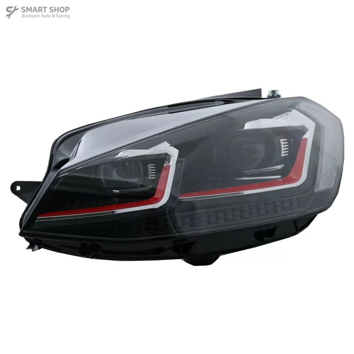 Faruri LED compatibil cu VW Golf 7.5 VII (2017+) GTI Look cu Semnal Dinamic