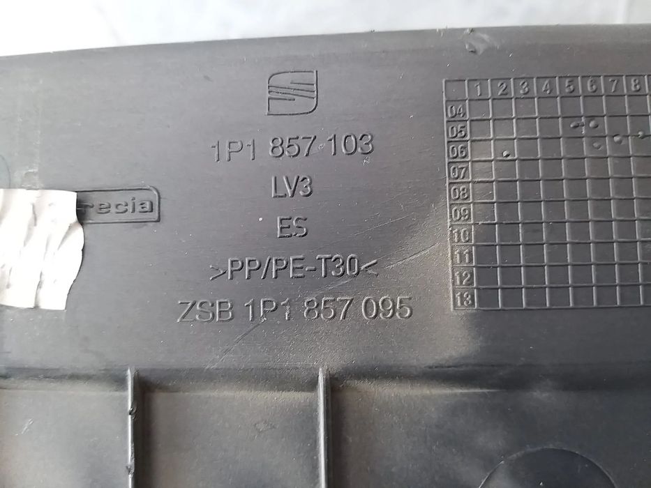 Torpedou seat leon 1p 1p1857103