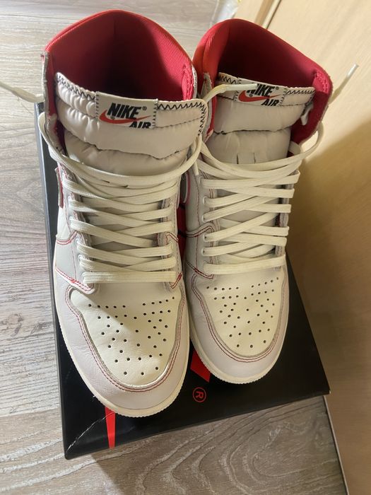 Jordan 1 Retro High Phantom gym red