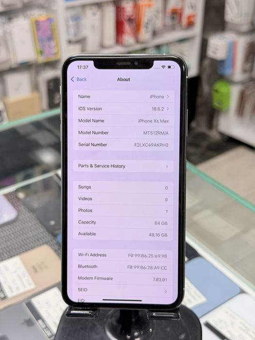 Apple iPhone XsMax 64GB Silver