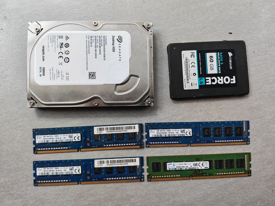 Component PC SSD - HDD - RAM