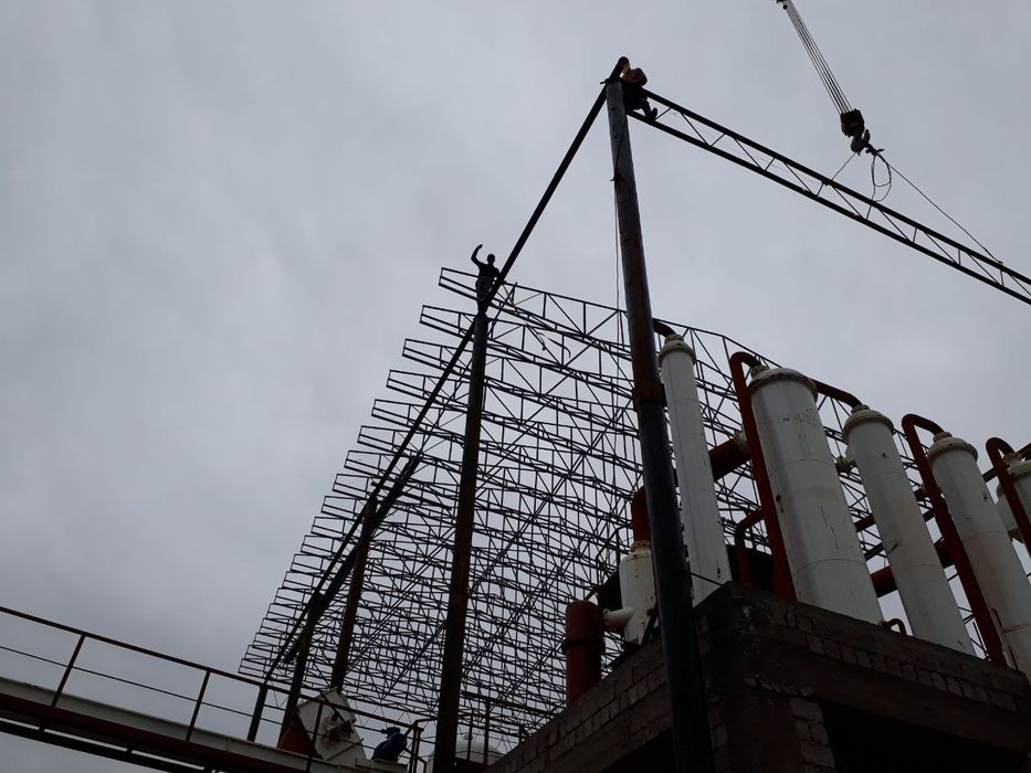 Контейнер профили ёки янги уголниклардан том ёпиш