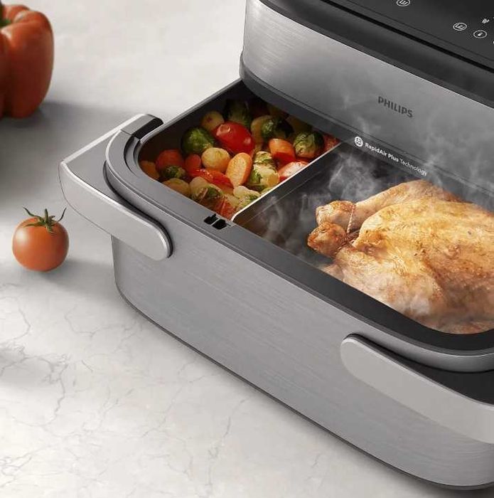 Фритюрник с горещ въздух Philips Megabasket NA565/02 Серия 5000