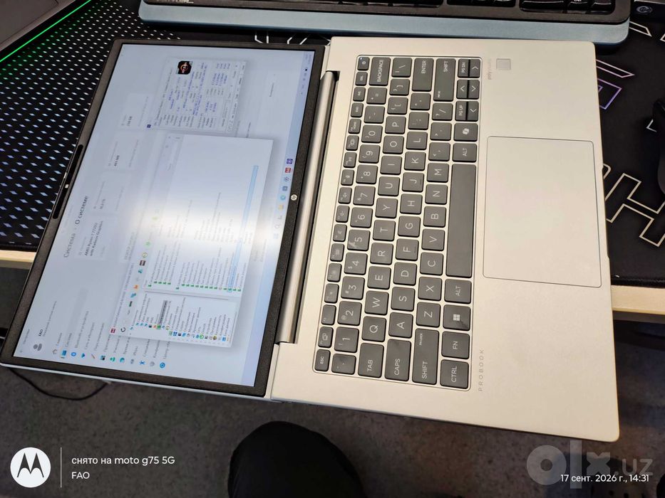 HP ProBook 445 G11 — Ryzen 7 7735U/16GB DDR5/14" 1920×1200/100% sRGB