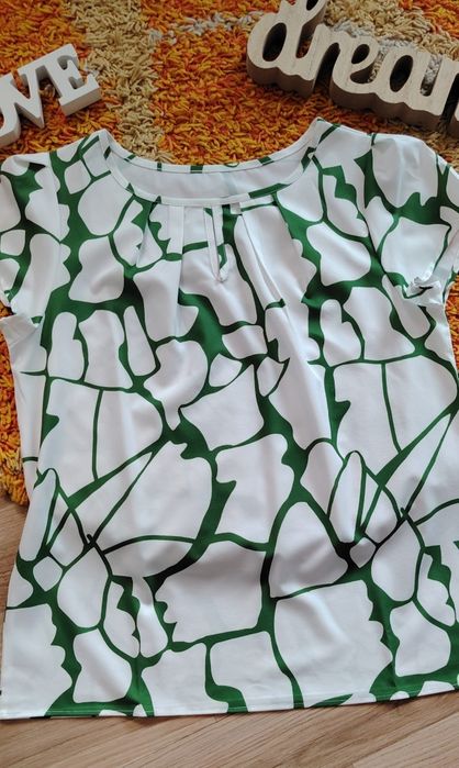 Bluză Nouă  Elegantă cu print Abstact