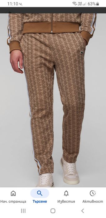 Lacoste  Regular Fit / 4 - М НОВО! ОРИГИНАЛ! 2Броя Мъжки Долнища