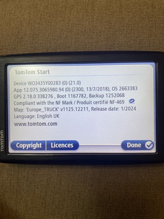 Gps tomtom Start 60 6” harti truck camion full Europa 2024