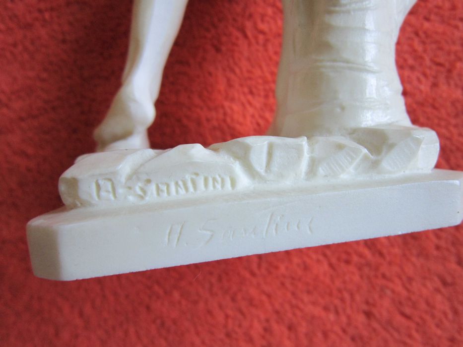 cadou rar regele David de Michelangelo semnat A.Santini 1960 Italia