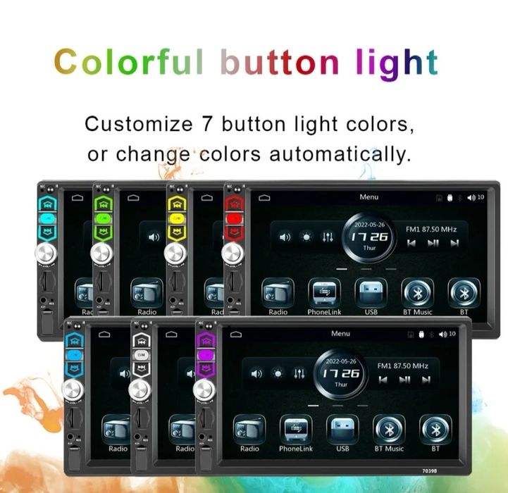 Мултимедия 1 дин с андроид ауто медиен плеар (pioneer alpinne sony jvc