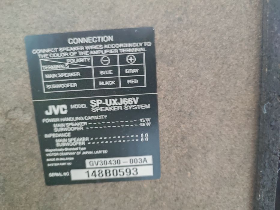 Музыкальный центр JVC