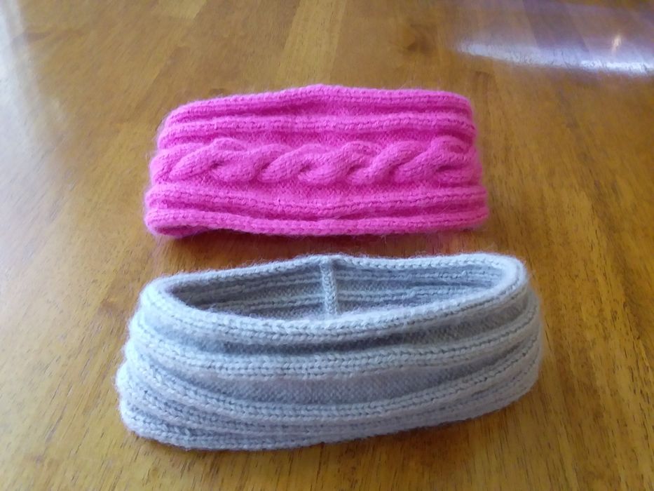 вязанный, тёплый ободок для женщин на голову