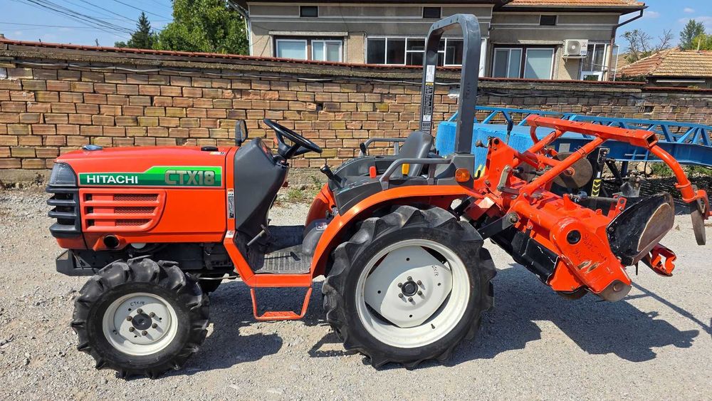 Японски трактор Kubota GB180 (Hitachi CTX18) с фреза, 4x4, 18 кс., АграБГ Джолев