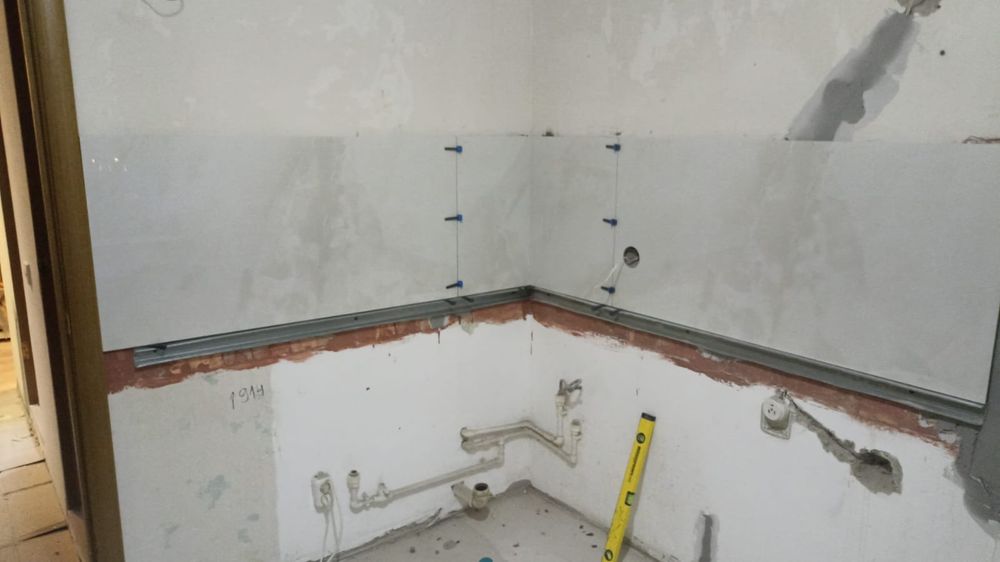 Укладка кафеля пол стены кафельщик