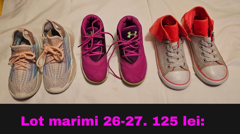 Lot tenesi adidasi 26-27 fete