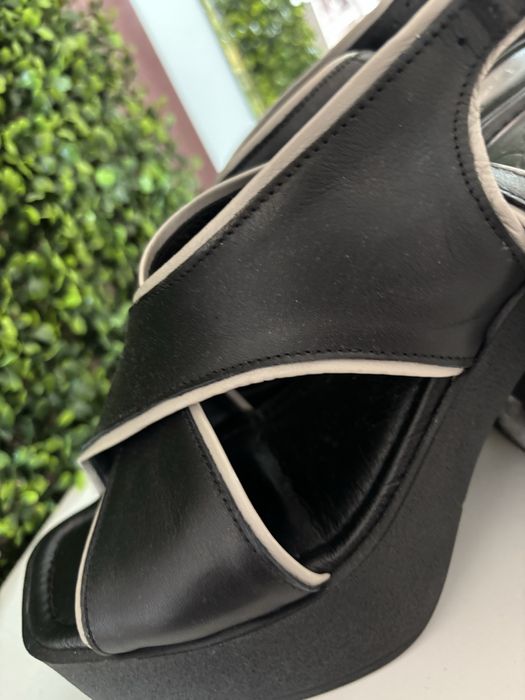 Дамски сандали встествена кожа