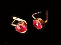 Советские серьги 583 пробы