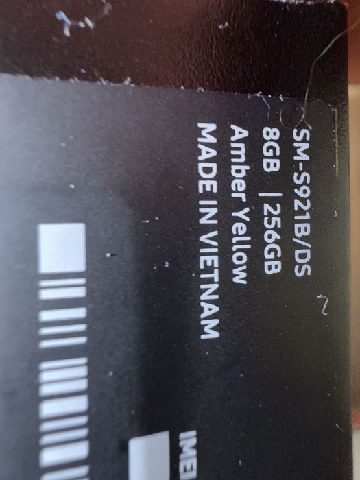 Samsung Galaxy S24  amber yellow 256GB