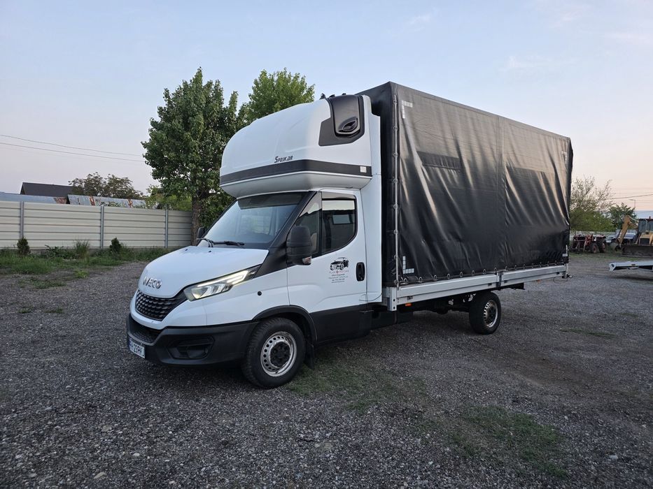 Vând structura /bena cu prelata de iveco
