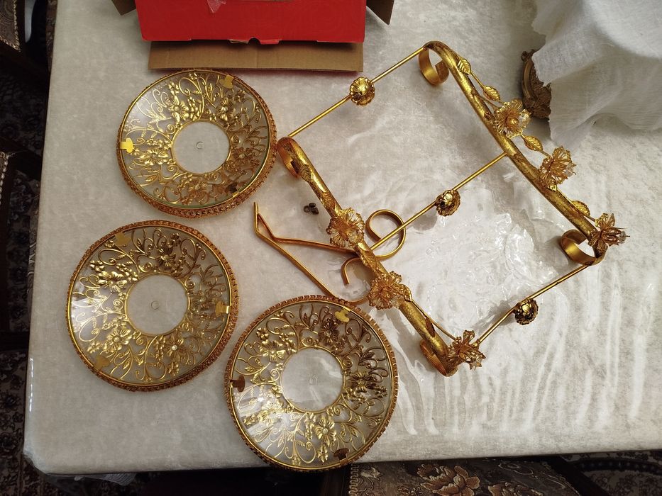 Этажерки для сервировки стола. Комплект.