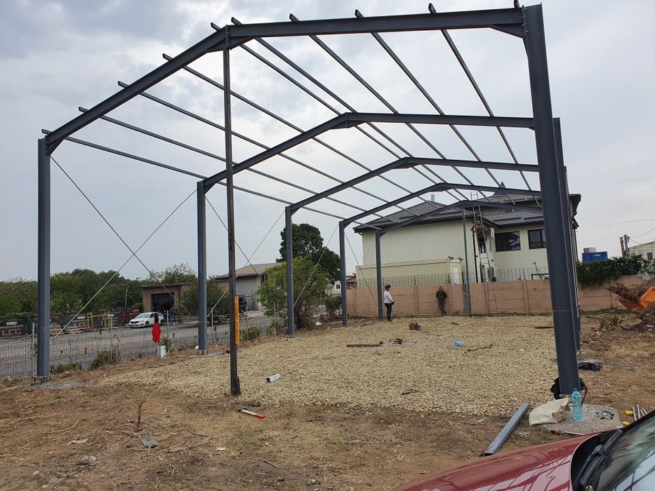 Vand hala metalica structura metalica 10x20x4