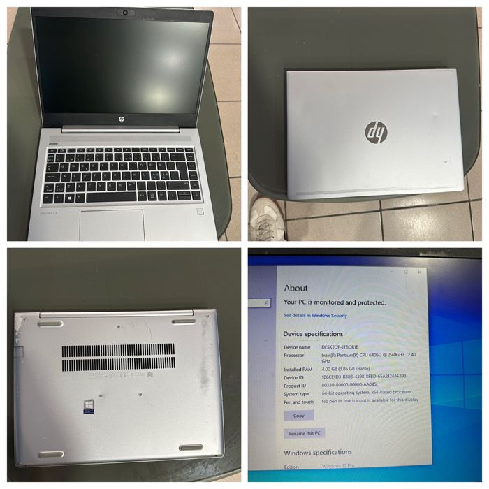 Vand laptop hp probook 440 g7 pentium 6405u 4gb ddr4 ssd 128gb